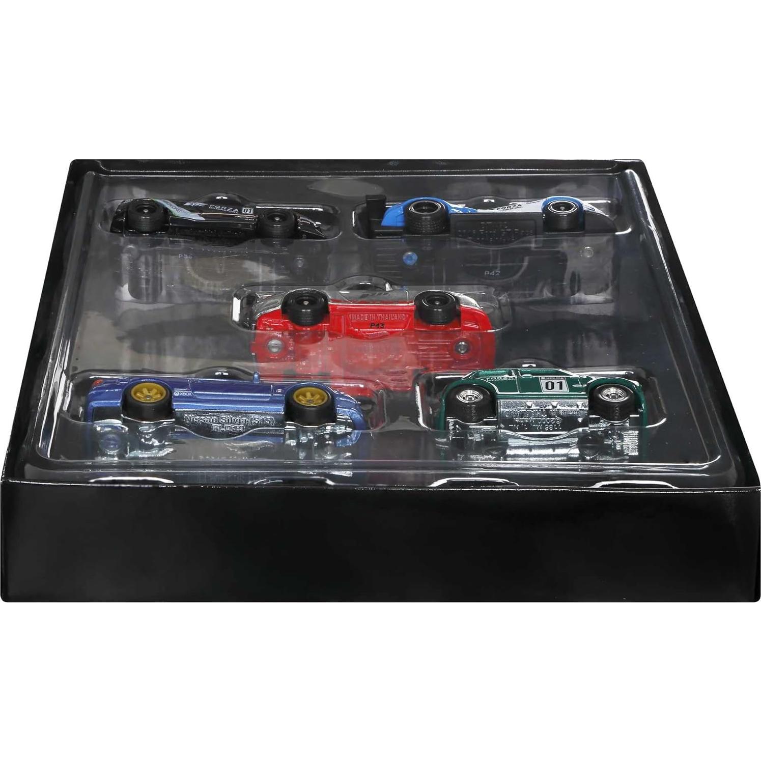 Hot Wheels Forza 5-Pack Coches de Carreras 1:64 Mattel