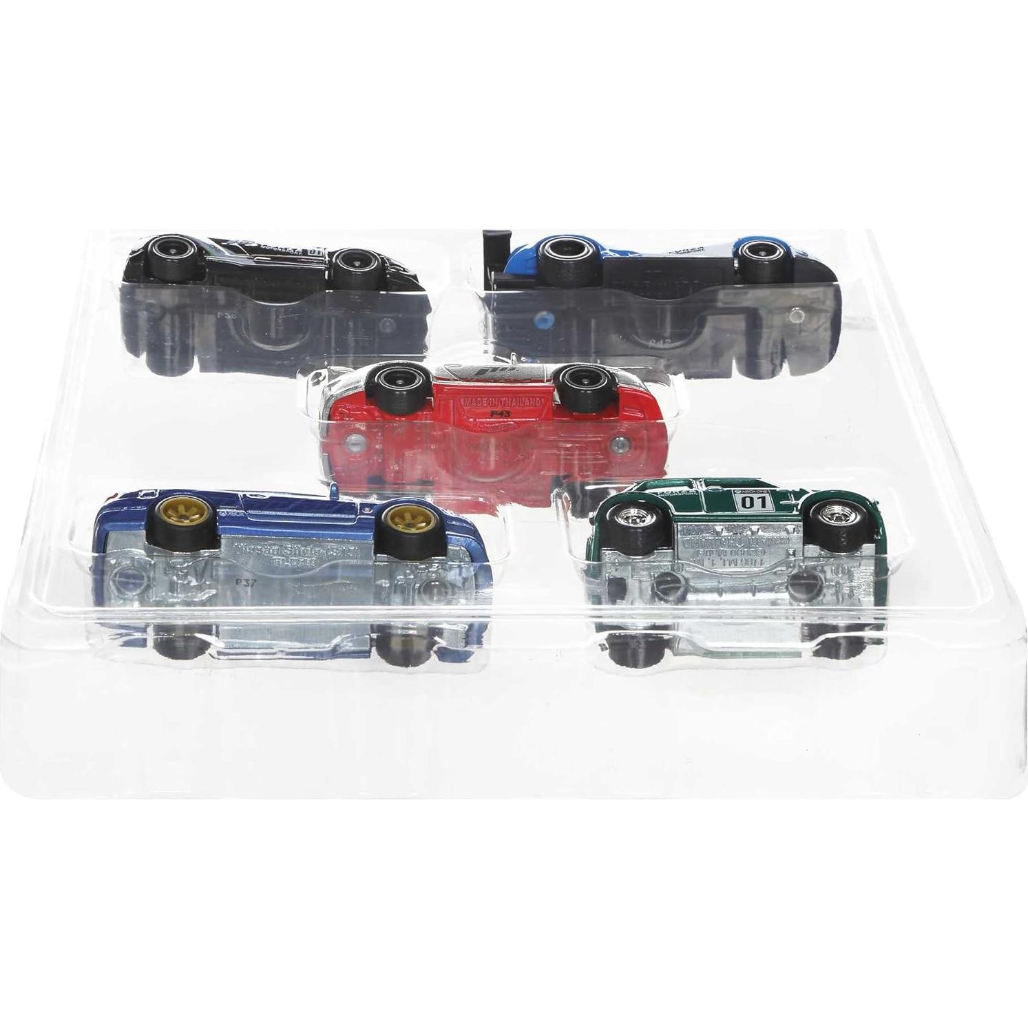 Hot Wheels Forza 5-Pack Coches de Carreras 1:64 Mattel