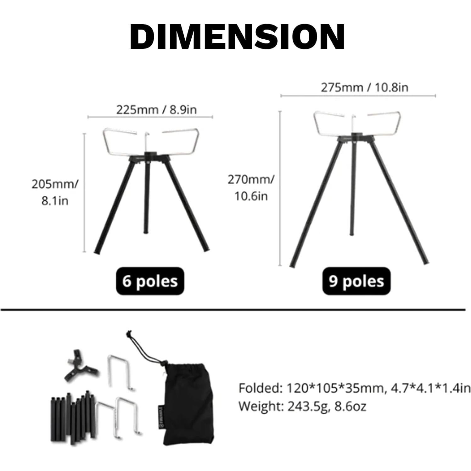Soporte de Estufa Oar-Maple Universal Ajustable para Estufas