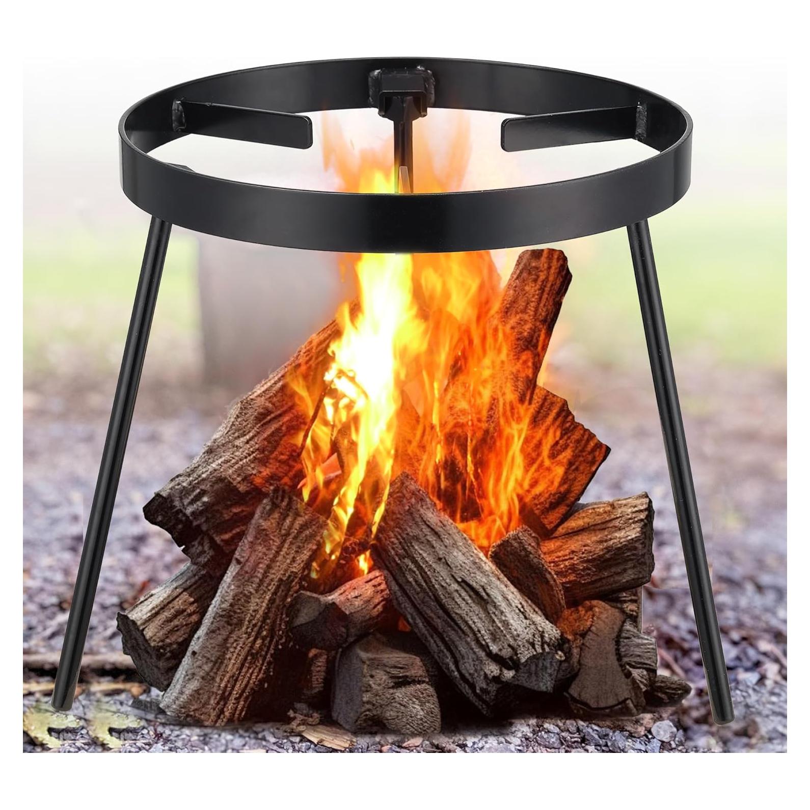 Trípode de Fogata Lcokeiy de Acero 1.1 kg para Camping