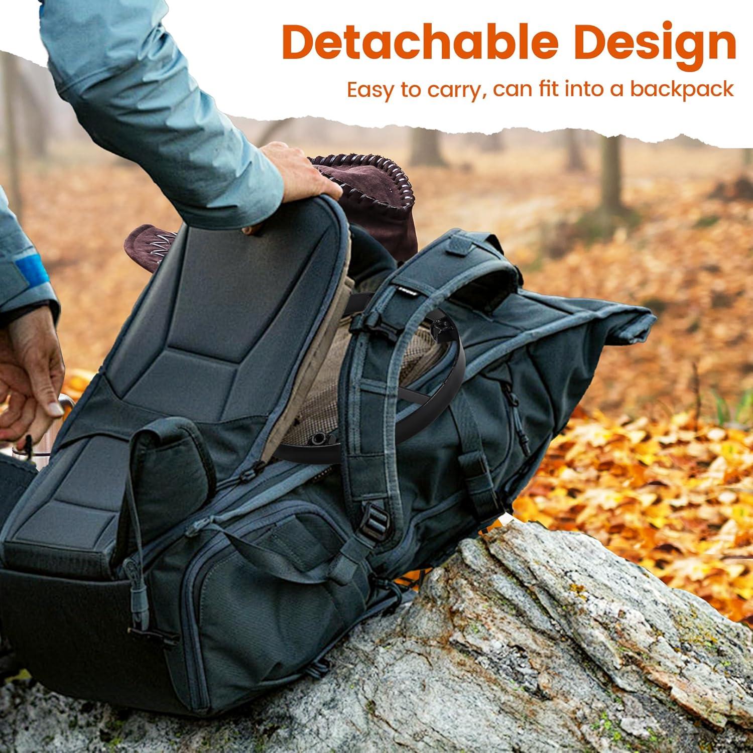 Trípode de Fogata Lcokeiy de Acero 1.1 kg para Camping