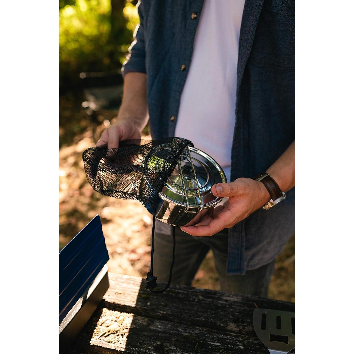 Olla de Cocina de Acero Inoxidable Stansport 1 Litro