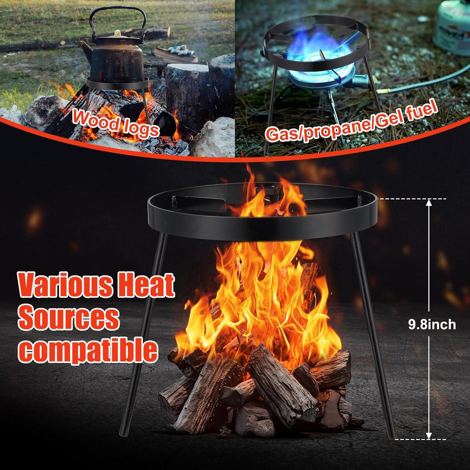 Trípode de Fogata Wefaith - Soporte de Cocina Portátil 1.2kg