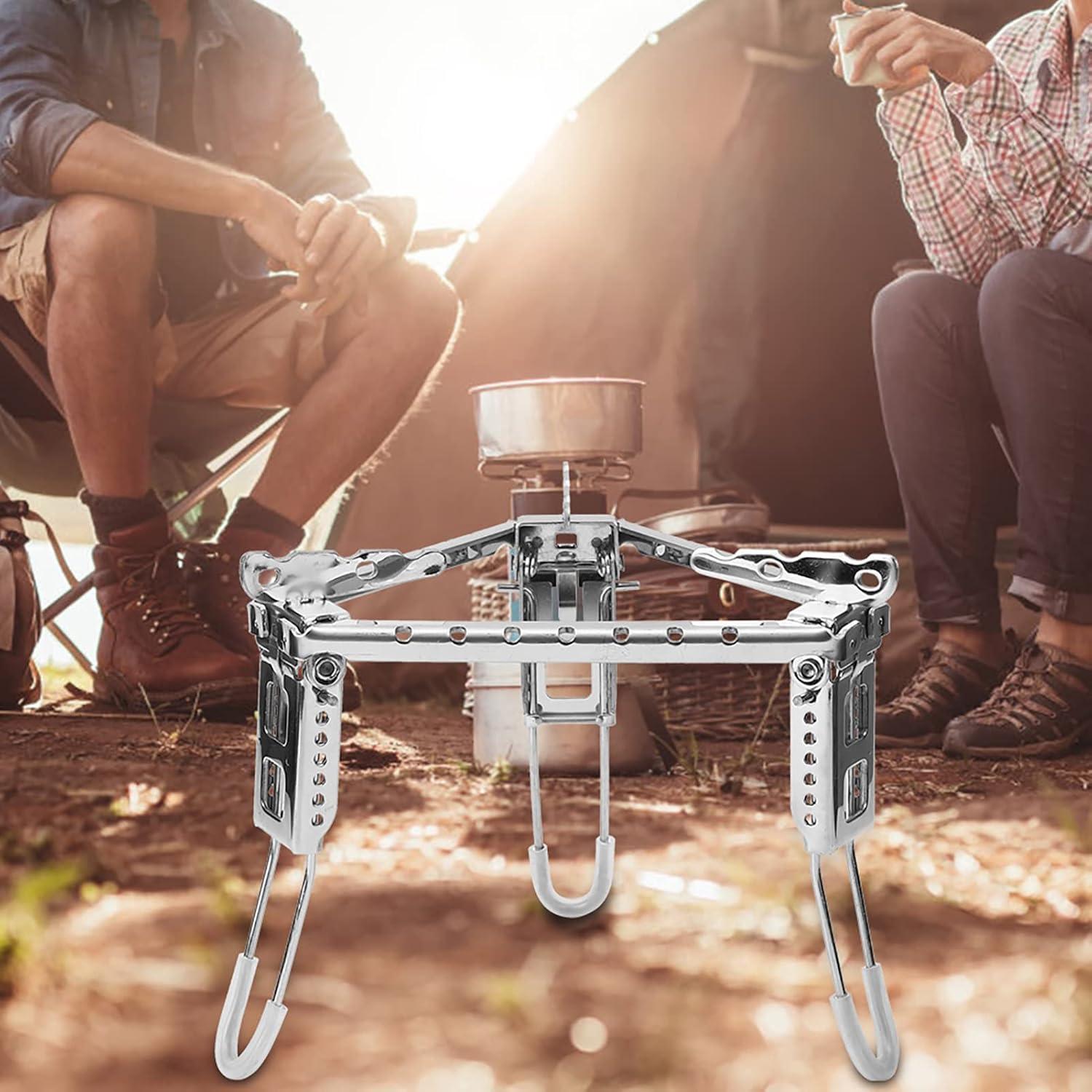 Trípode de Fogata Tissting Ajustable Acero Inoxidable 15.5-19.2 cm