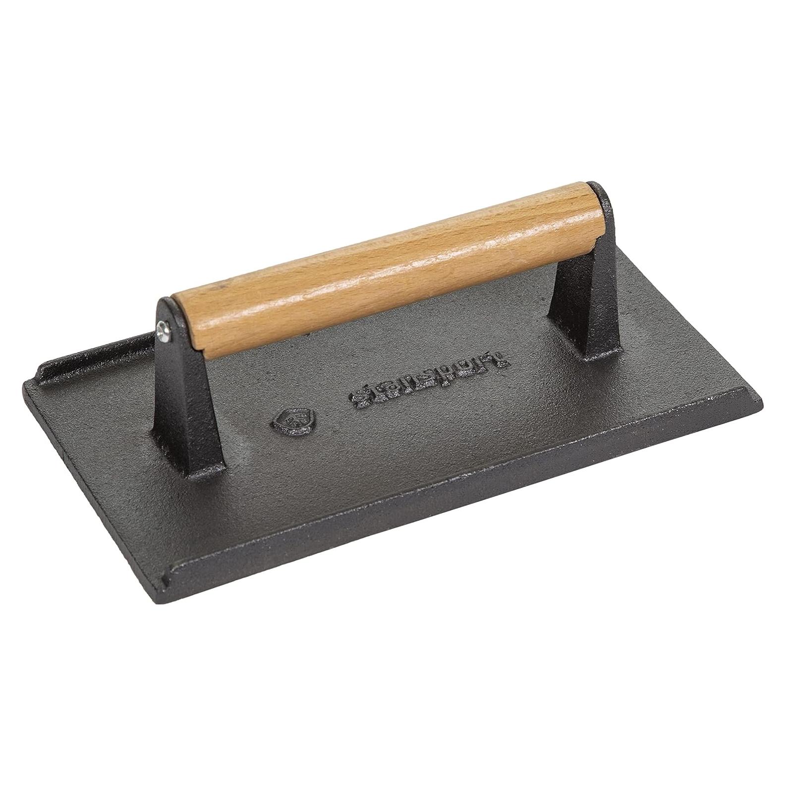 Prensa de Carne Hierro Fundido Pre-Sazonada Stansport 22.86x12.7cm