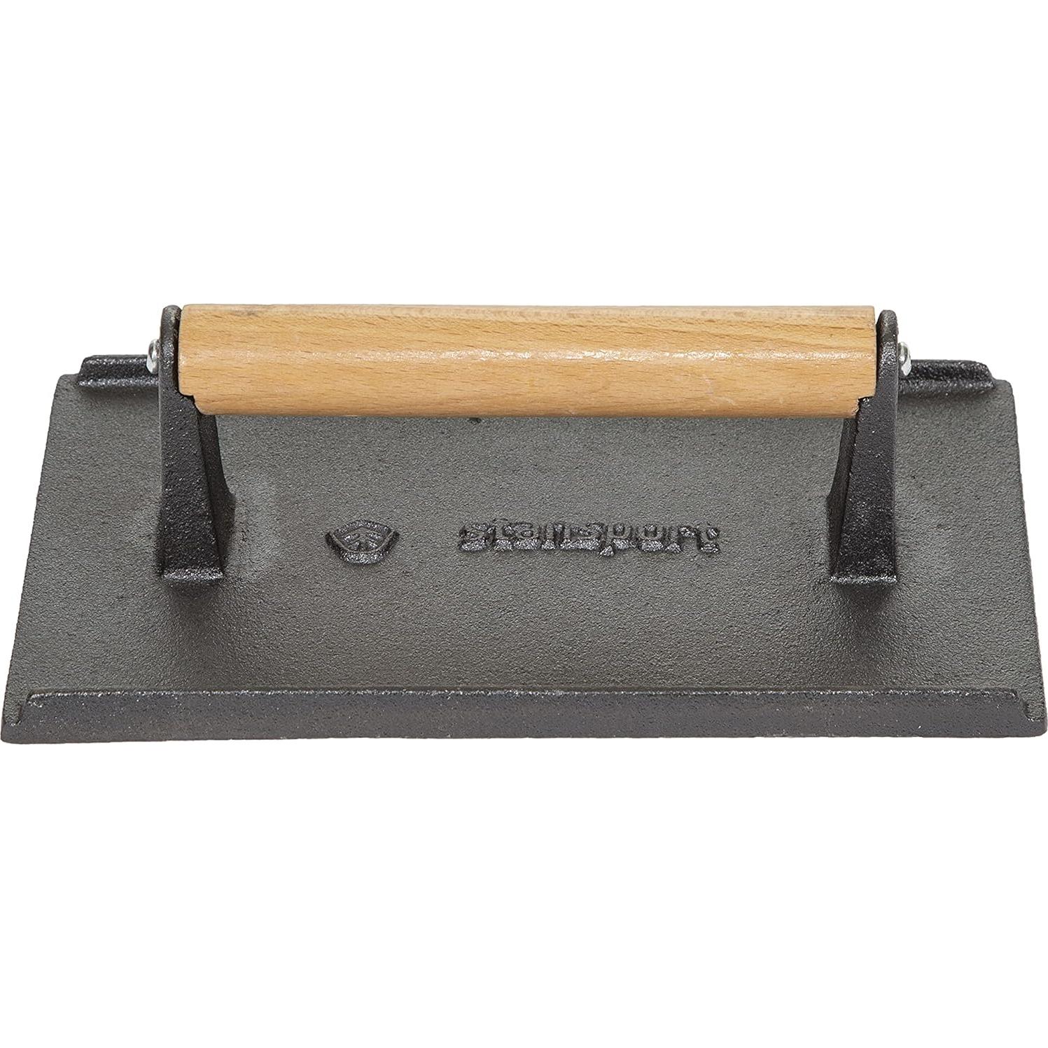 Prensa de Carne Hierro Fundido Pre-Sazonada Stansport 22.86x12.7cm