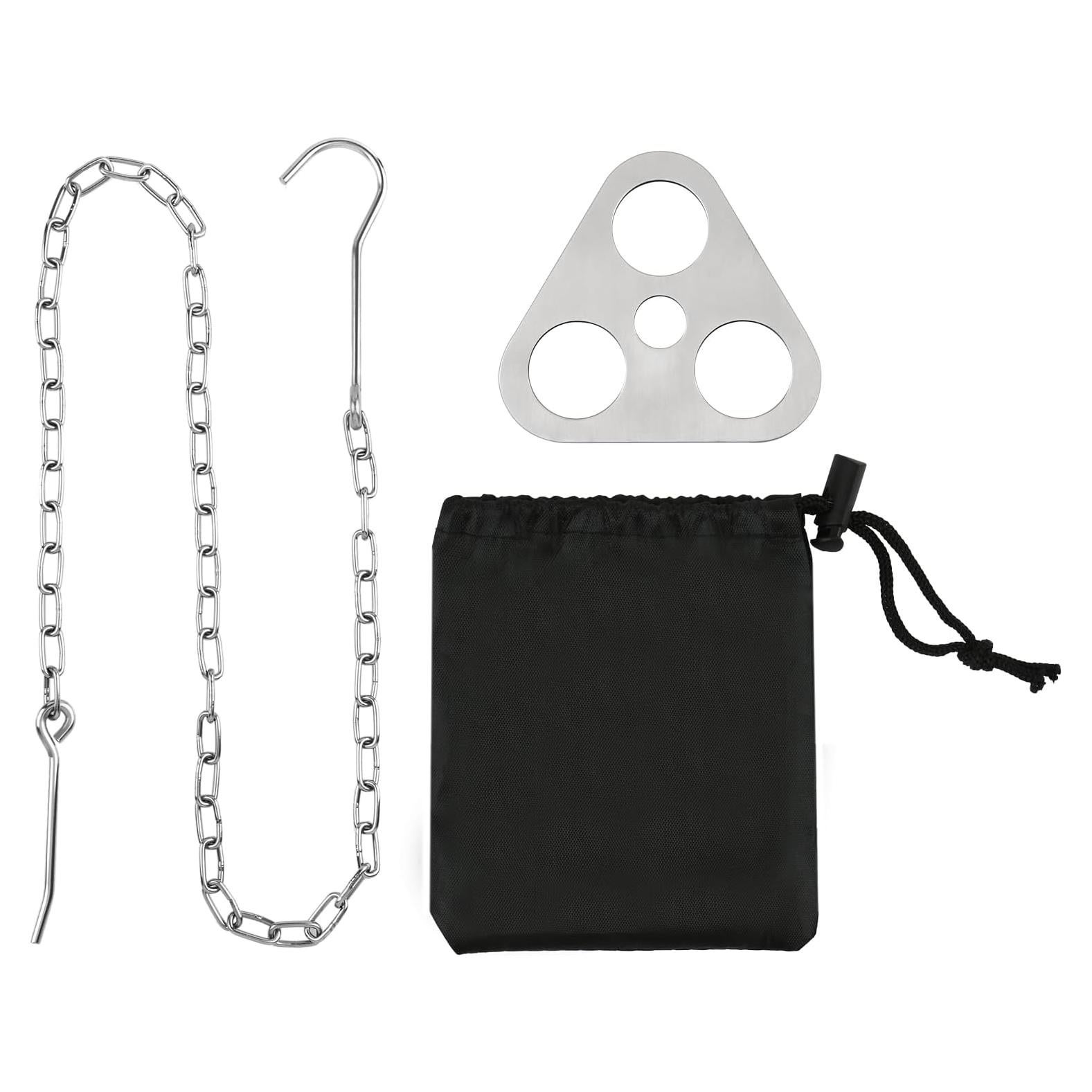 Tripode de Camping DS. ESTILO DISTINTIVO Acero Inoxidable 14 kg