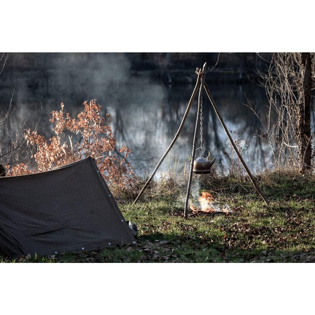 Tablero de trípode para camping PWPAM con cadena ajustable