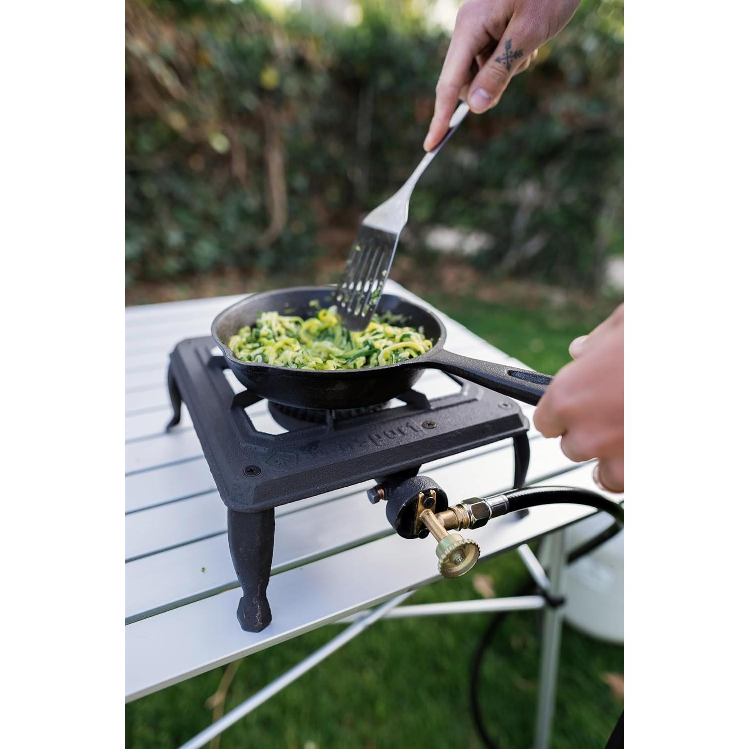 Manguera y regulador Stansport 1.5m para tanque de propano 20 lb