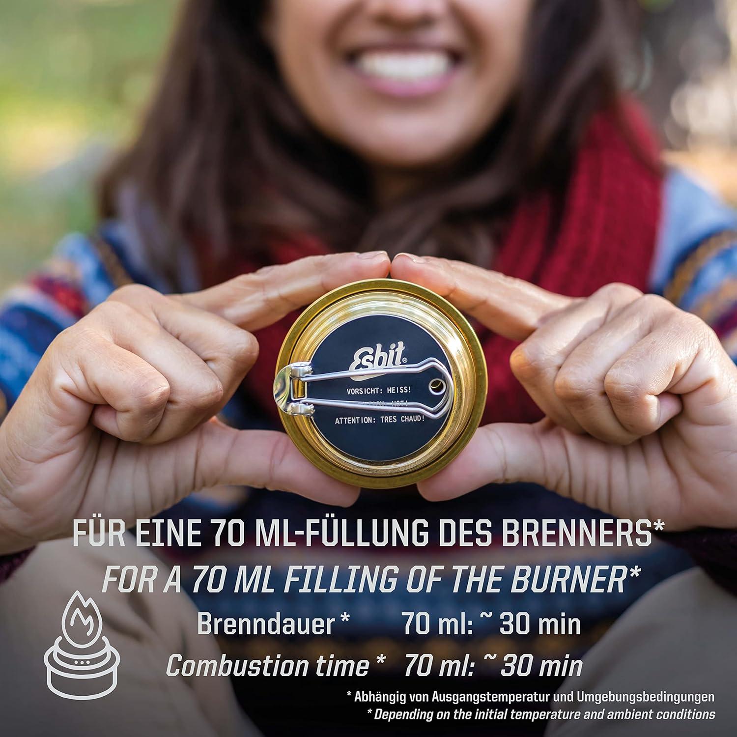 Set de Cocina Ligero Esbit 12 Piezas con Quemador de Alcohol