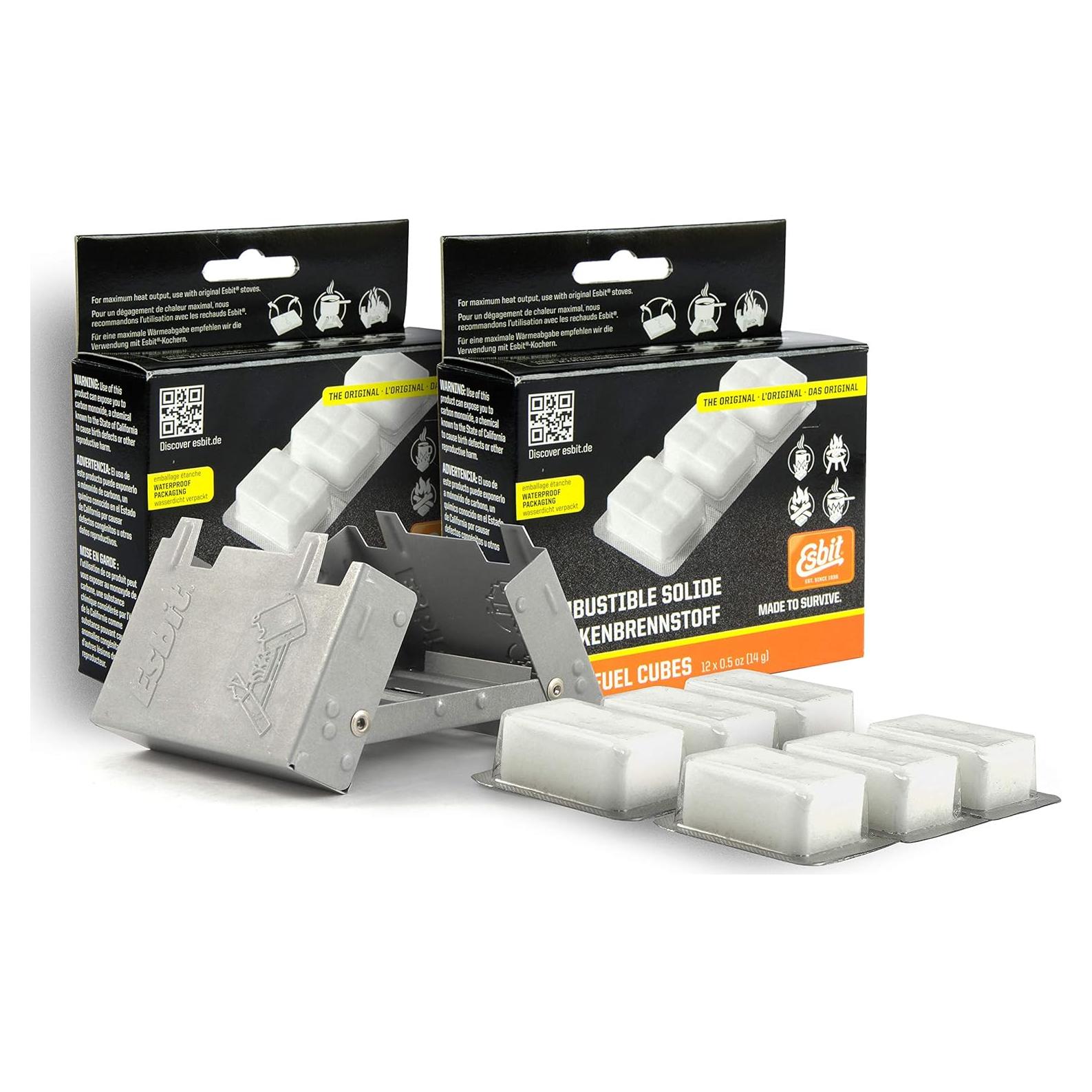 Estufa Plegable Esbit con 30 Tabletas de Combustible Sólido