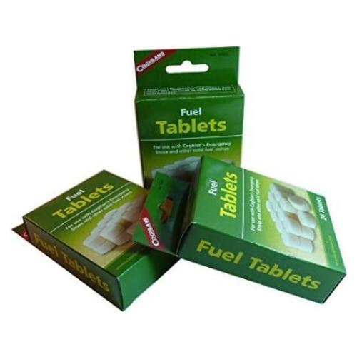 Tabletas de Combustible Sólido Coghlan's 72 Unidades