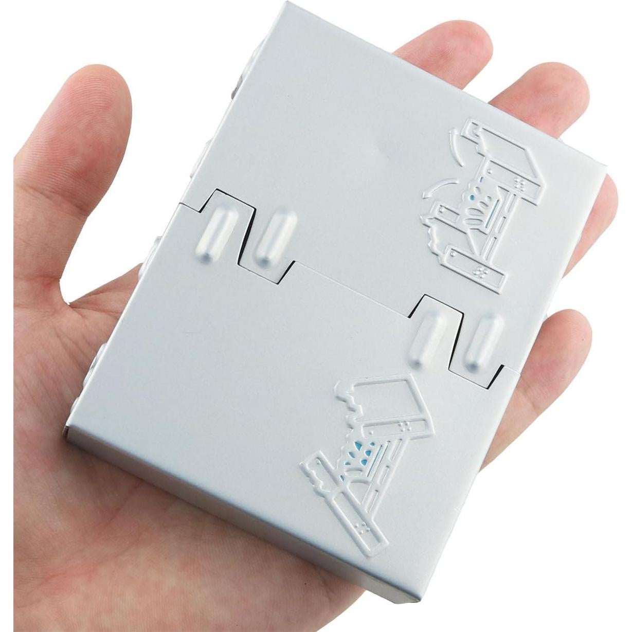 Estufa de bolsillo plegable portátil de metal para exteriores