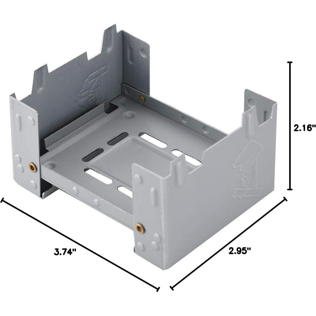 Camping Stove Folding Pocket Lightweight Alcohol Portable Burning Solid Fuel Tablet Survival for Picnic Hiking BBQ Outdoor Cooking
