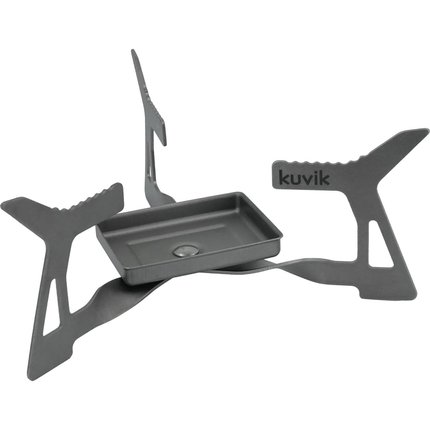 Estufa de Combustible Sólido Micro y Olla Titanio 650ml Kuvik