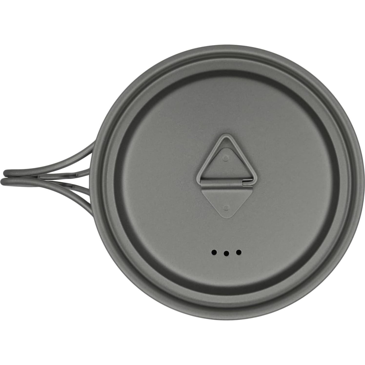 Estufa de Combustible Sólido Micro y Olla Titanio 650ml Kuvik