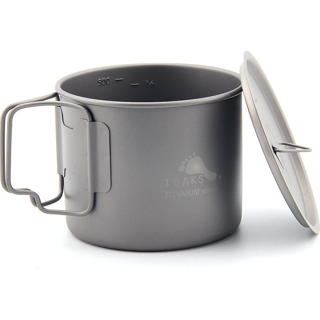 Olla de Titanio TOAKS 550ml Ultraligera 72g