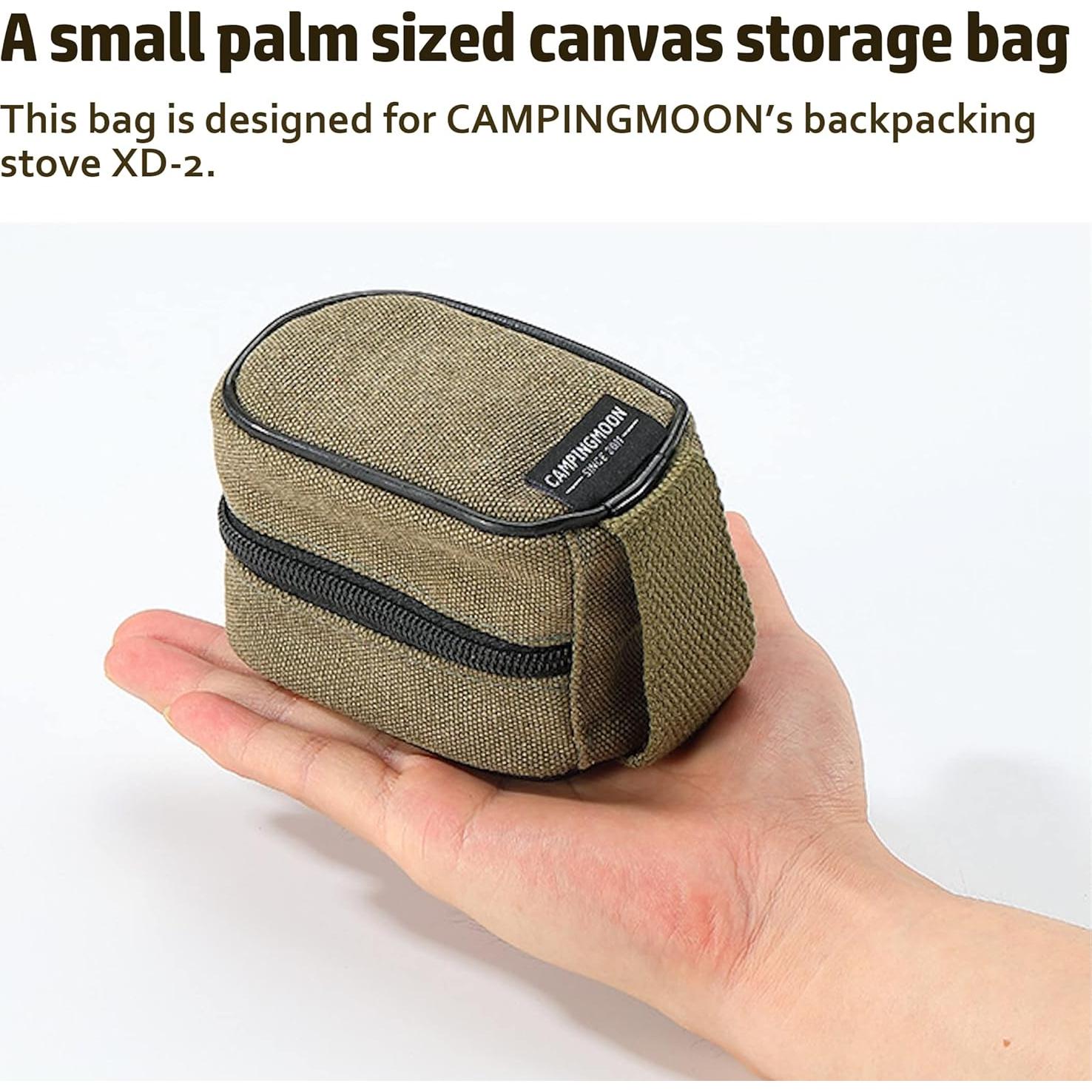 Bolsa de Almacenamiento Camping Moon XD-2F de Lona 11x7x7 cm