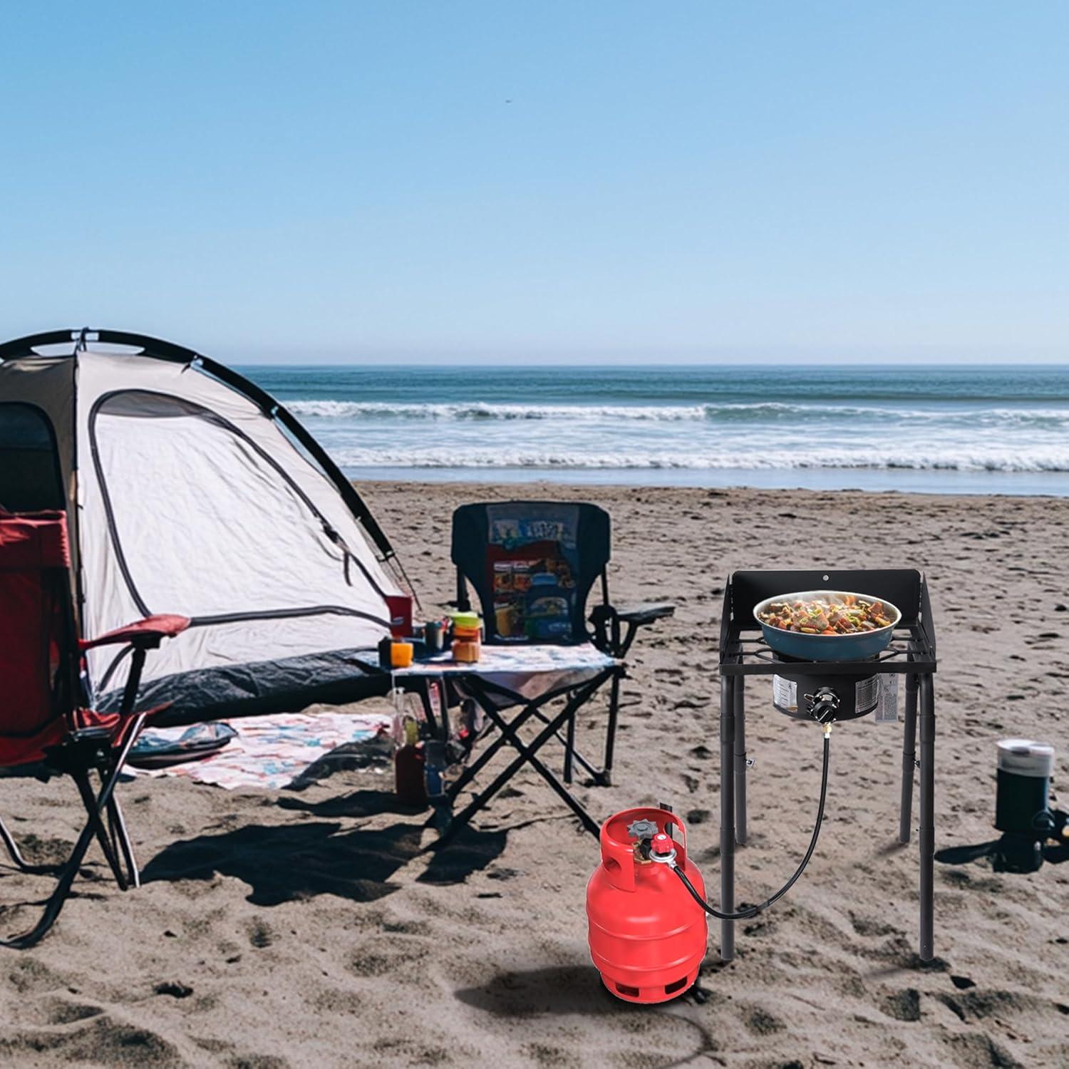 Estufa de Gas Portátil Red Mountain Valley 30,000 BTU