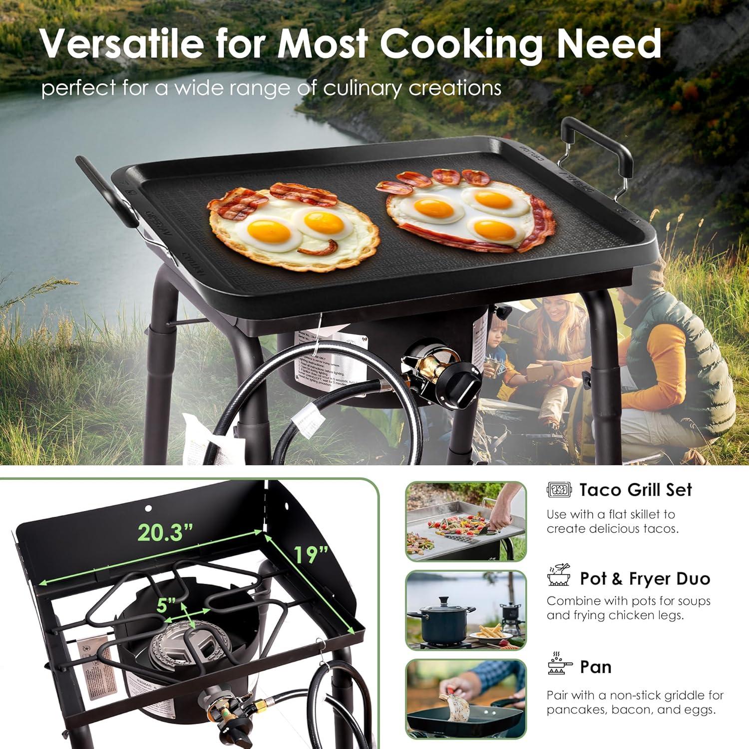 Estufa de Gas Portátil Red Mountain Valley 30,000 BTU