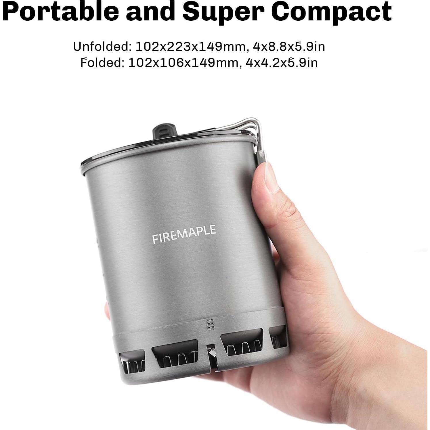 Estufa Portátil Fire-Maple FMC-G3 Ultraligera para Camping