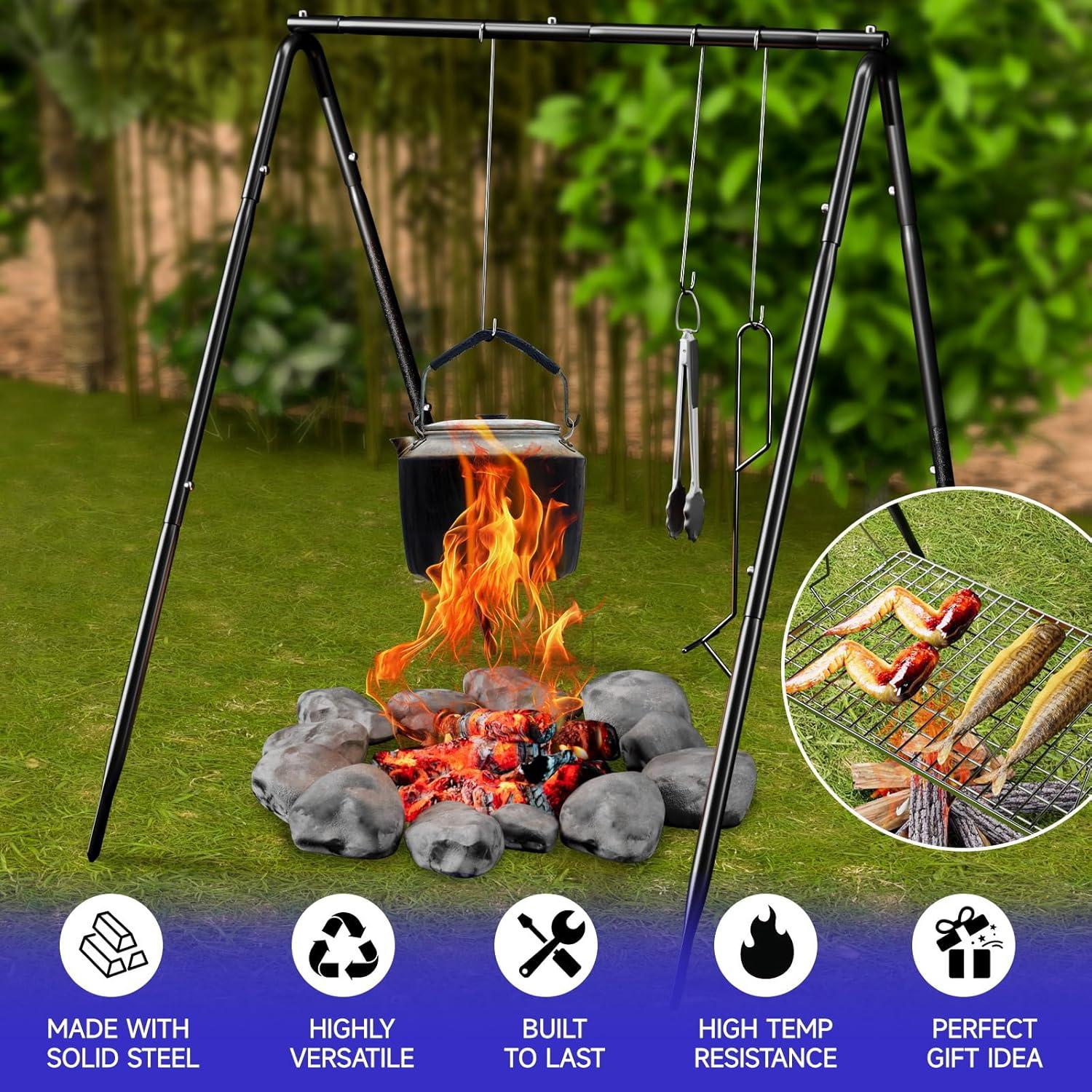 Soporte de Cocina para Fogata KIKIBRO HC-KW-23 Ajustable