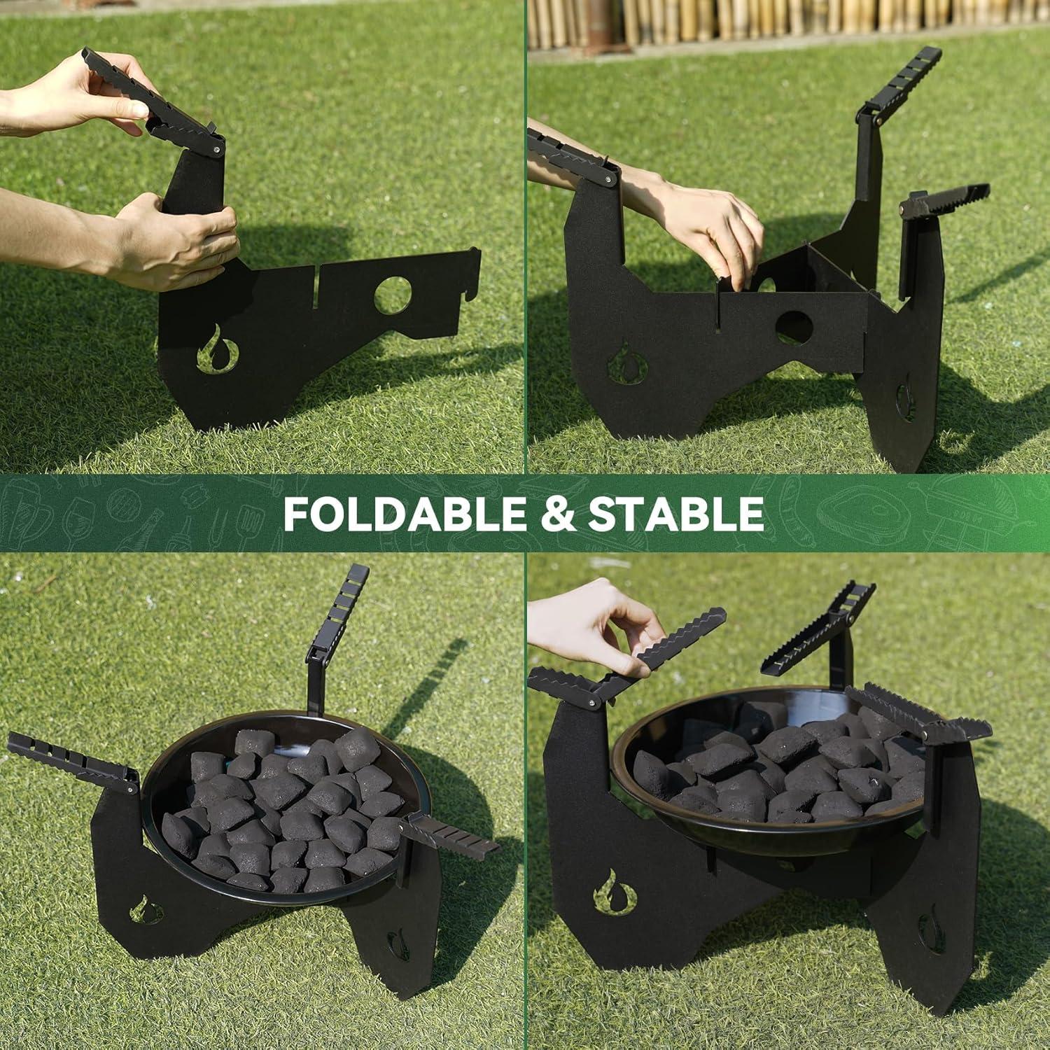 Estufa de Camping Portátil ONLYFIRE GS340 con Bolsa de Transporte