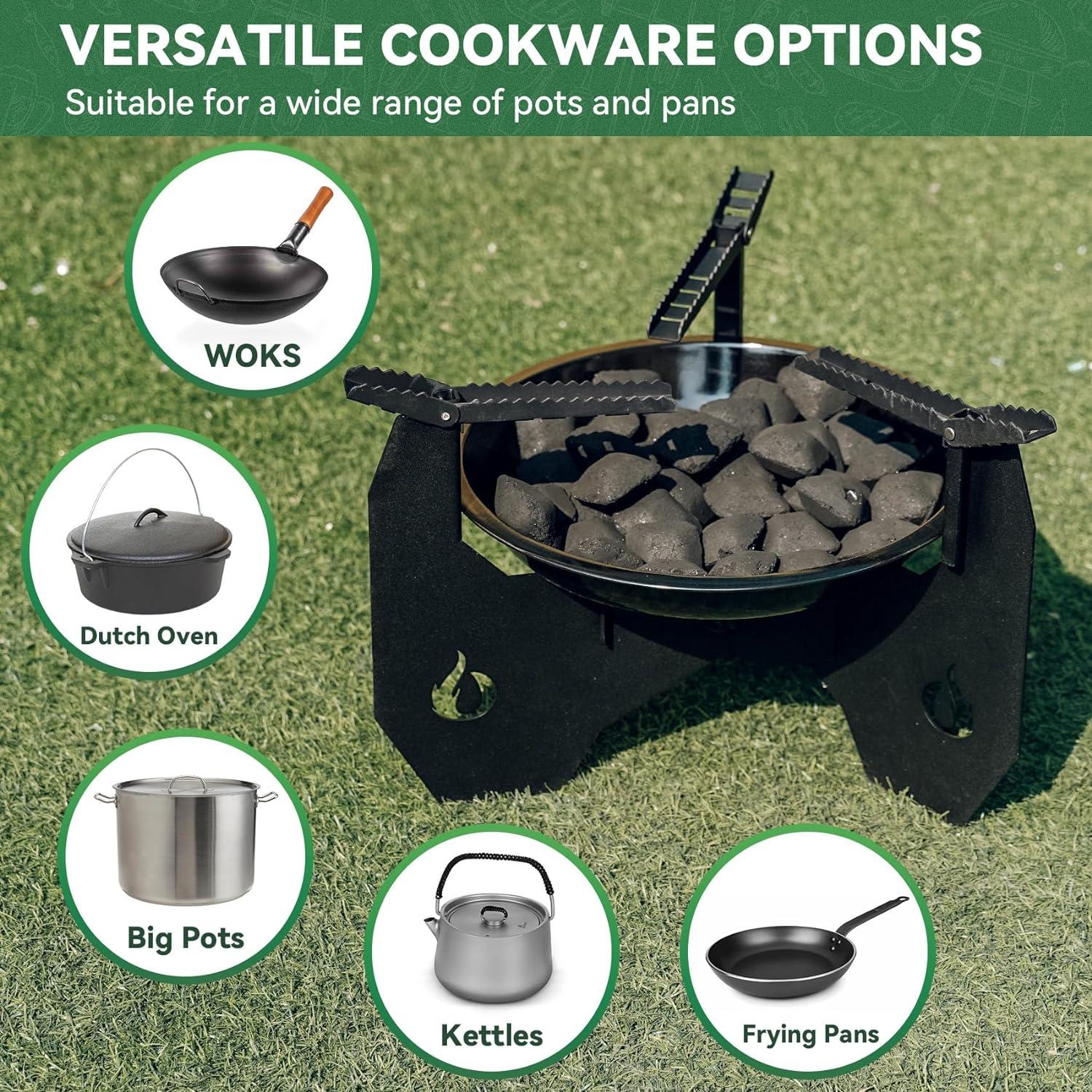 Estufa de Camping Portátil ONLYFIRE GS340 con Bolsa de Transporte