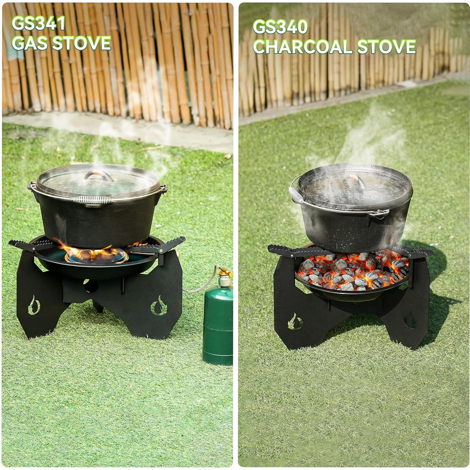 Estufa de Camping Portátil ONLYFIRE GS340 con Bolsa de Transporte