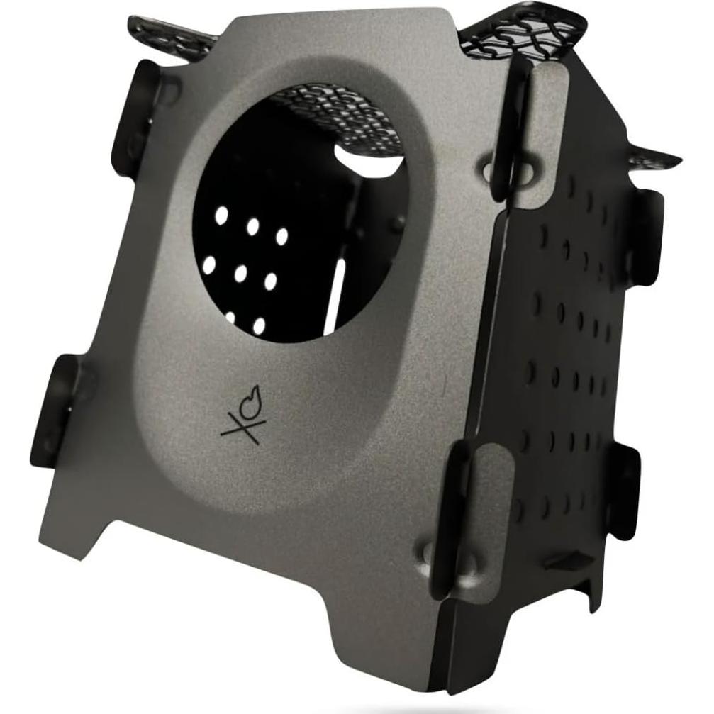 Estufa de Leña Ultraligera ÜBERLEBEN Stöker de Titanio 218g