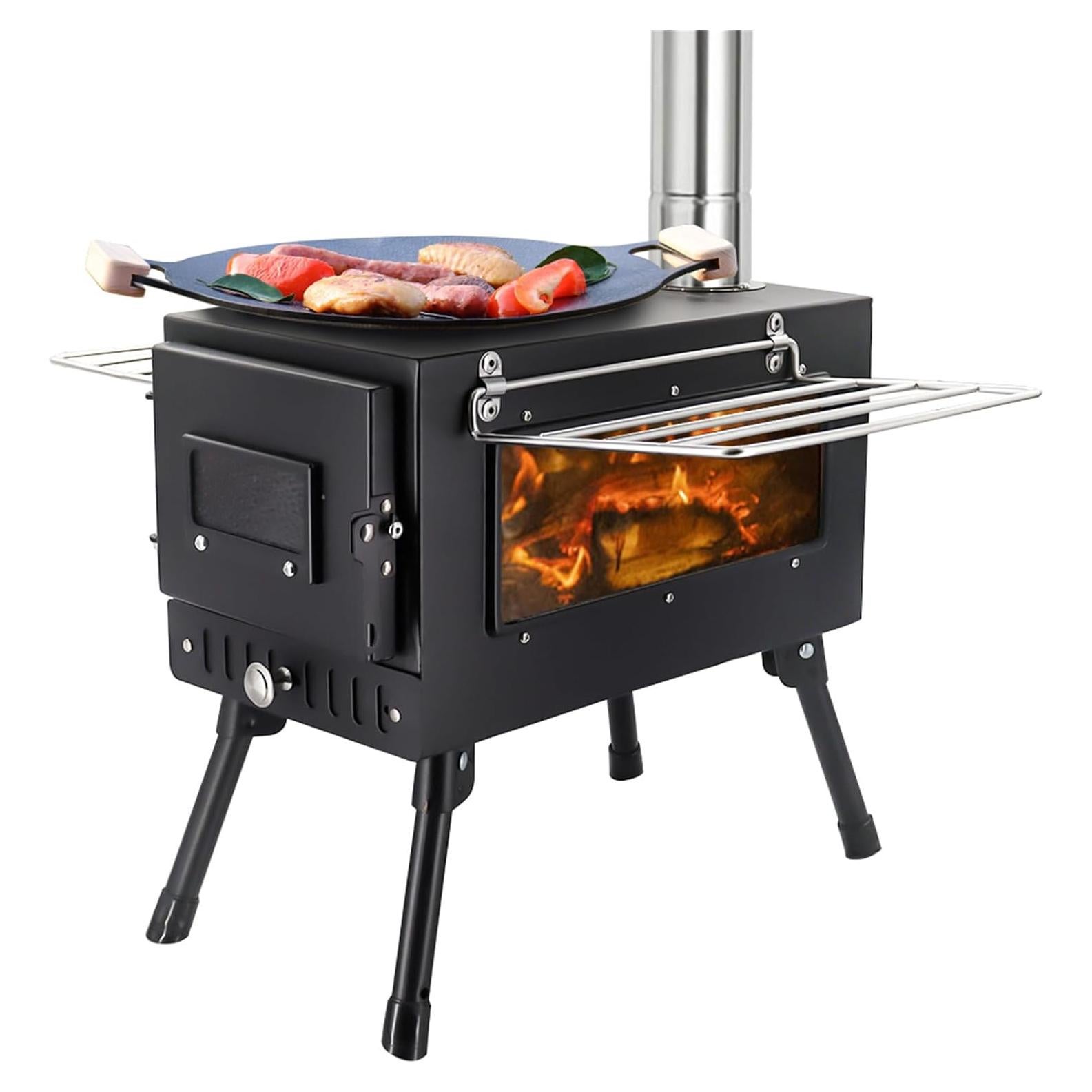 Estufa de Camping SOTECH Plegable 8.75kg con Chimenea