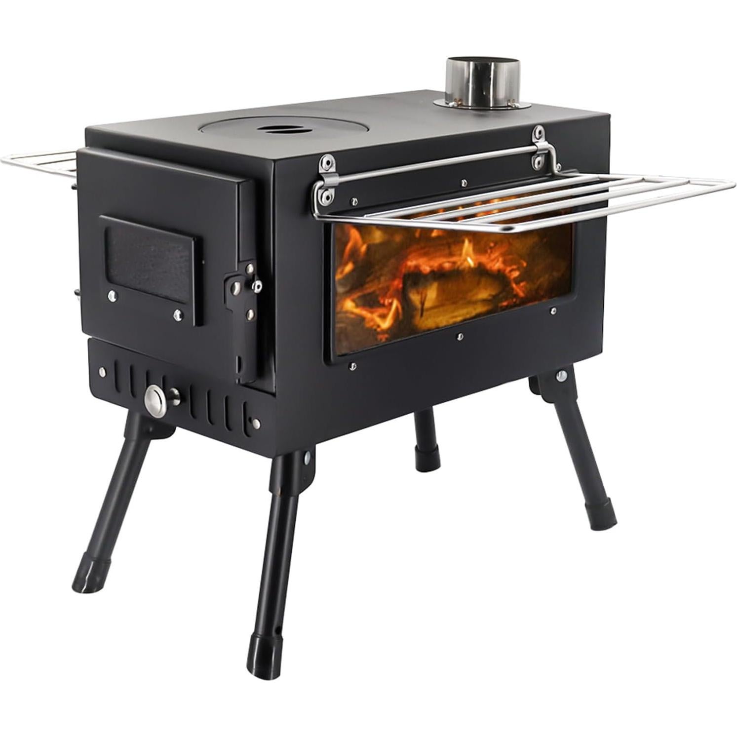 Estufa de Camping SOTECH Plegable 8.75kg con Chimenea