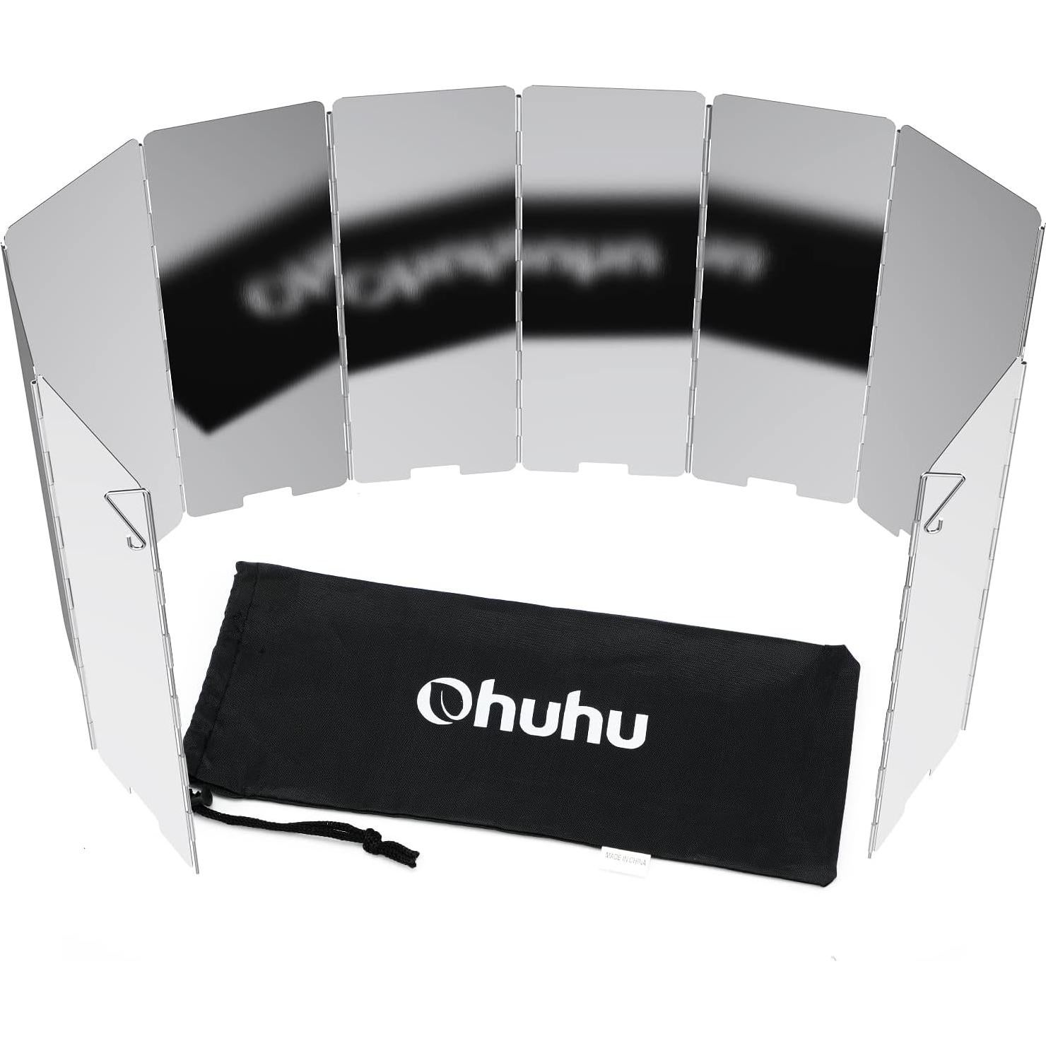 Estufa de Camping de Leña Ohuhu + 10 Placas Paravientos