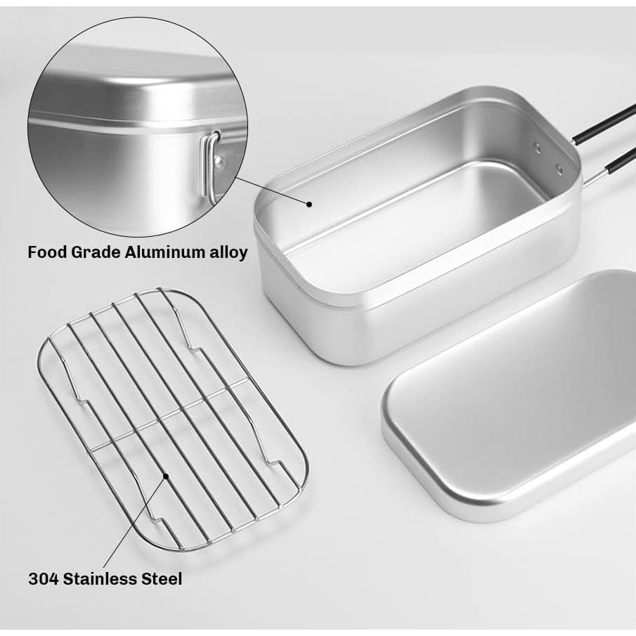 Caja de Almuerzo Bento Fire-Maple Frost 800ml para Camping