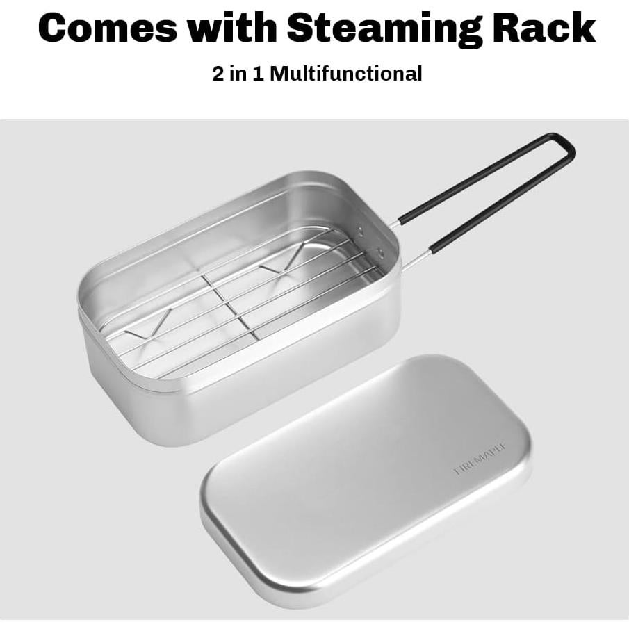 Caja de Almuerzo Bento Fire-Maple Frost 800ml para Camping