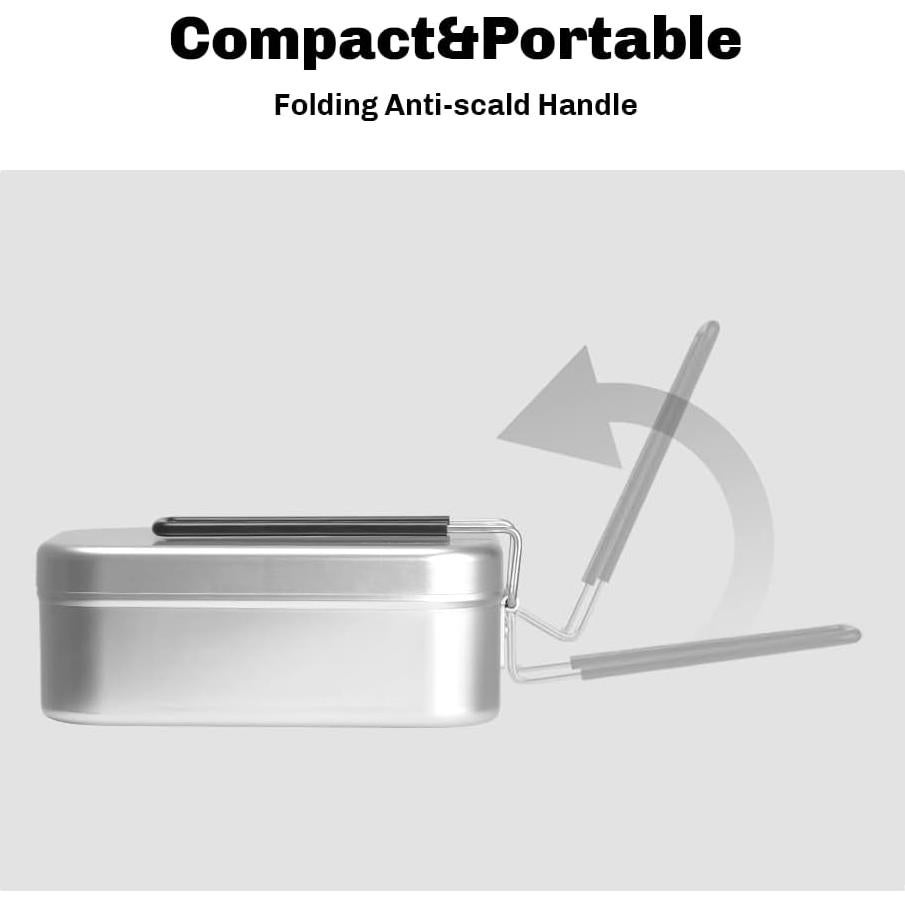 Caja de Almuerzo Bento Fire-Maple Frost 800ml para Camping