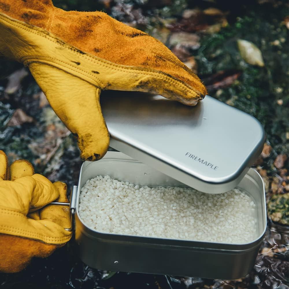 Caja de Almuerzo Bento Fire-Maple Frost 800ml para Camping