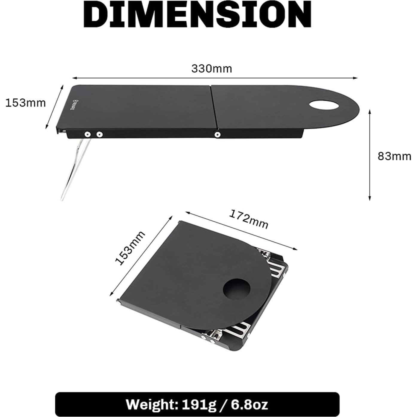 Mesa Plegable Ultraligera Firemaple Petrel - 191g - Aluminio