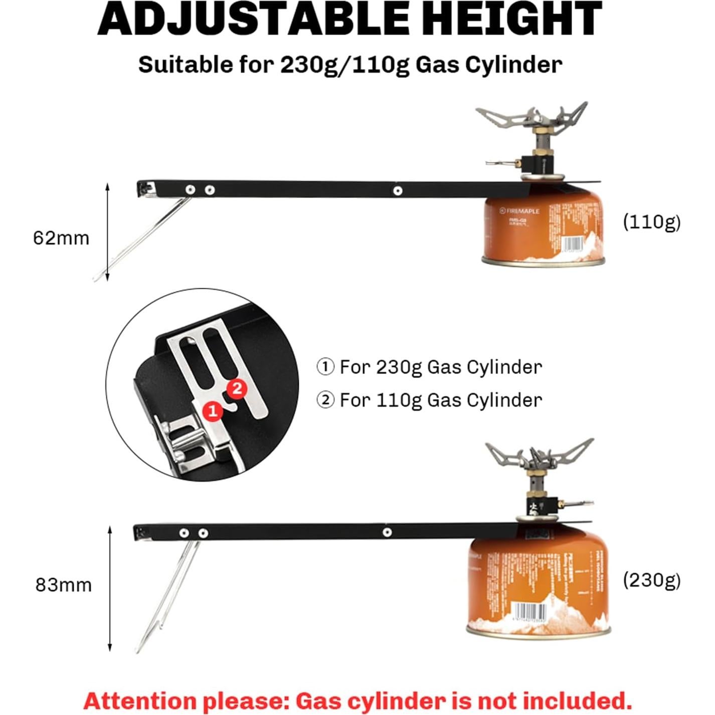 Mesa Plegable Ultraligera Firemaple Petrel - 191g - Aluminio