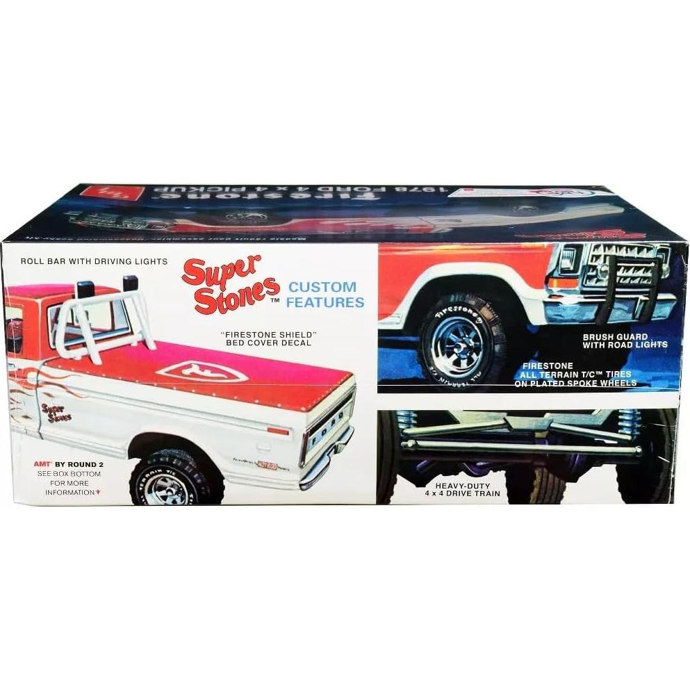 Kit de Modelo Ford Pickup 1978 AMT 1:25 Instrucciones Incluidas