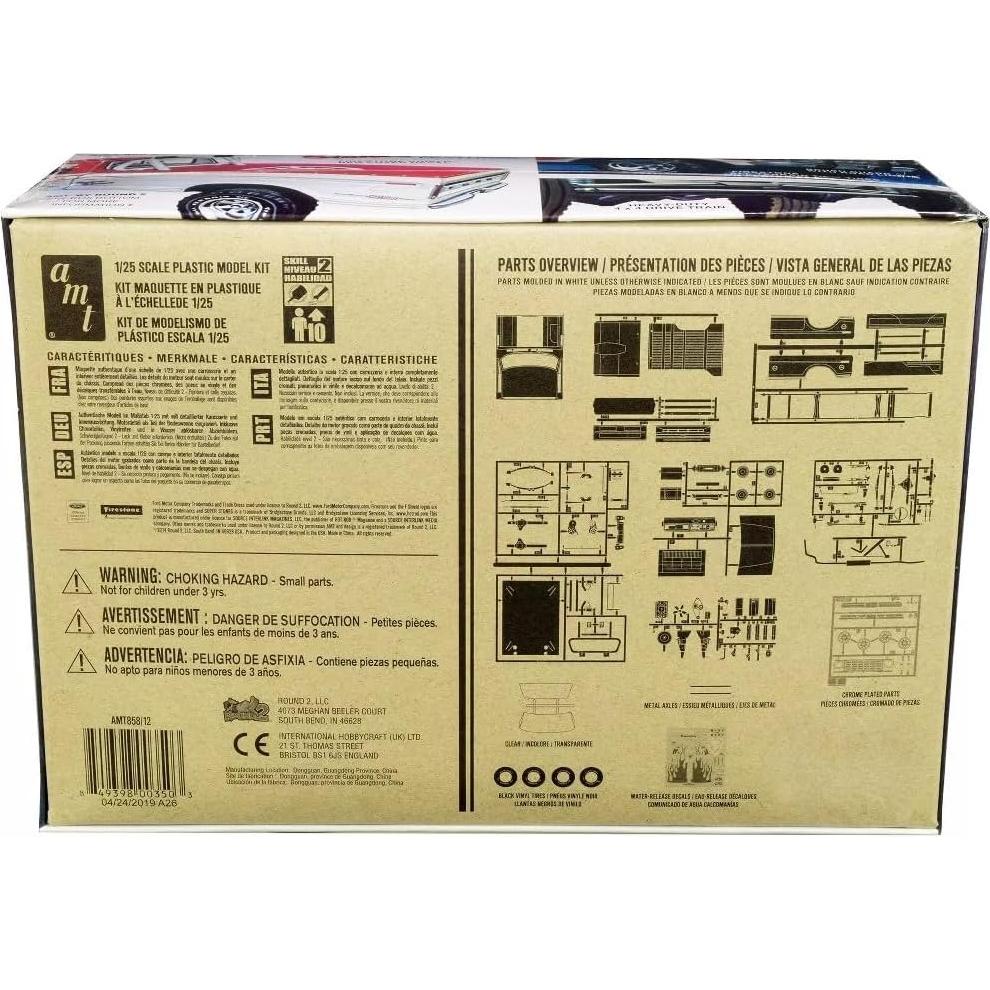 Kit de Modelo Ford Pickup 1978 AMT 1:25 Instrucciones Incluidas
