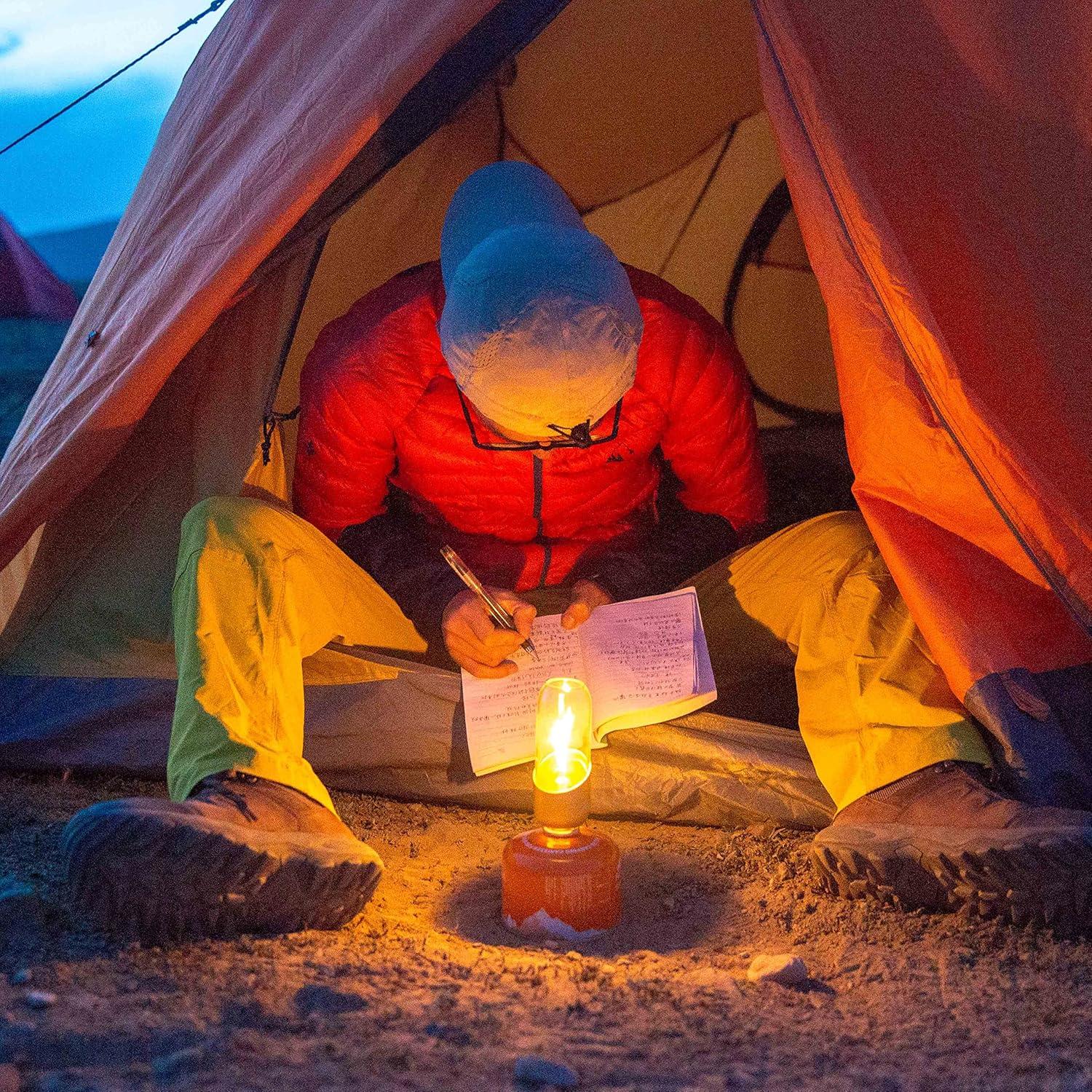 Linterna de Camping Fire Maple, Lámpara de Gas Propano 13.7cm