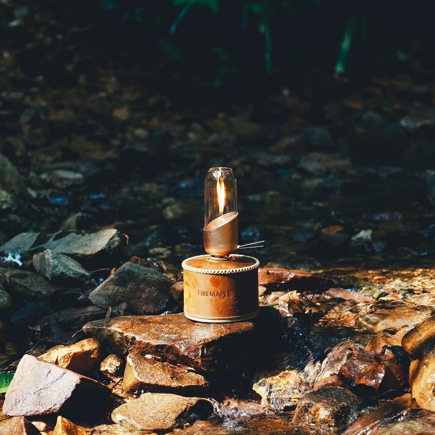 Linterna de Camping Fire Maple, Lámpara de Gas Propano 13.7cm