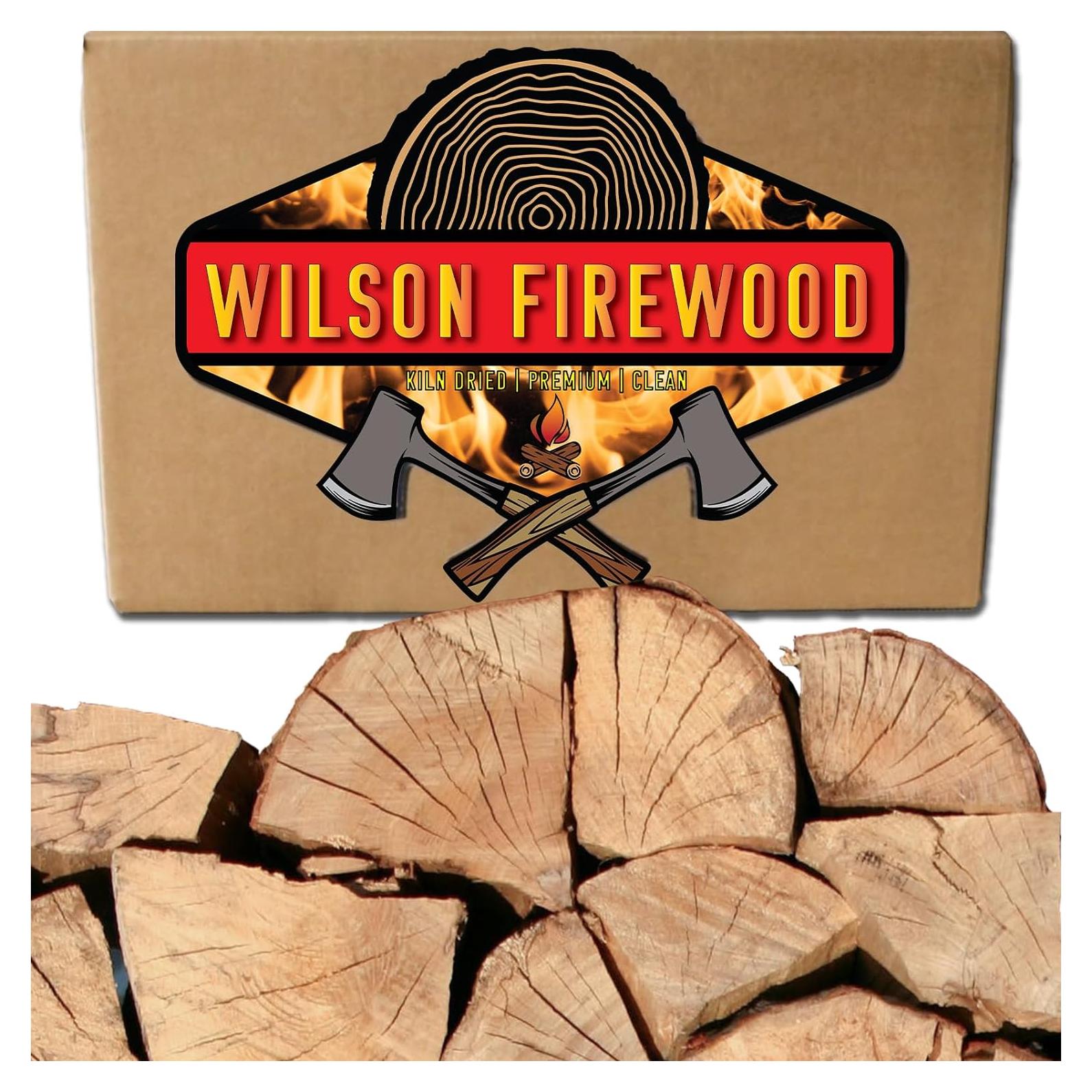 Leña Natural Secada en Horno Wilson - Caja Regular 8.02 kg