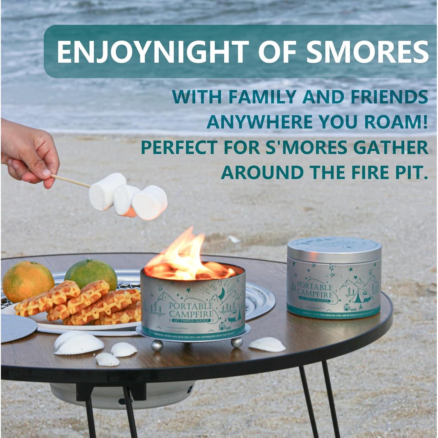 Fogata Portátil UFelice 2 Paquete con Soporte y Extintor