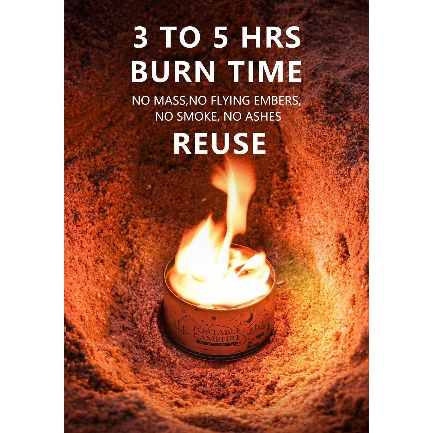 Fogata Portátil UFelice 2 Paquete con Soporte y Extintor