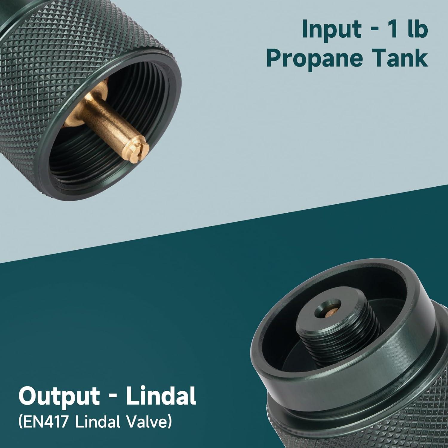 Adaptador de Gaspro de Propano a Butano EN417 para Estufas