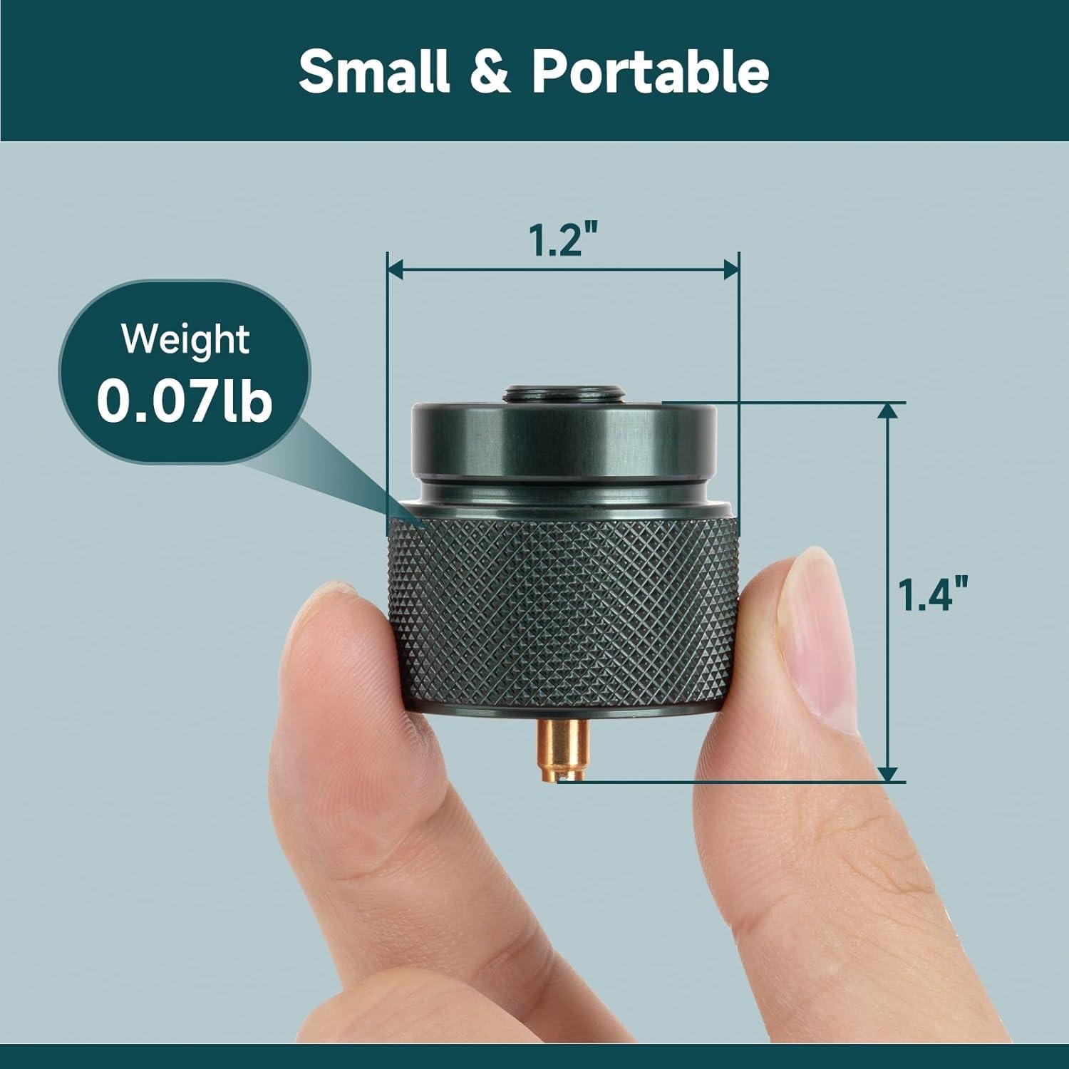 Adaptador de Gaspro de Propano a Butano EN417 para Estufas