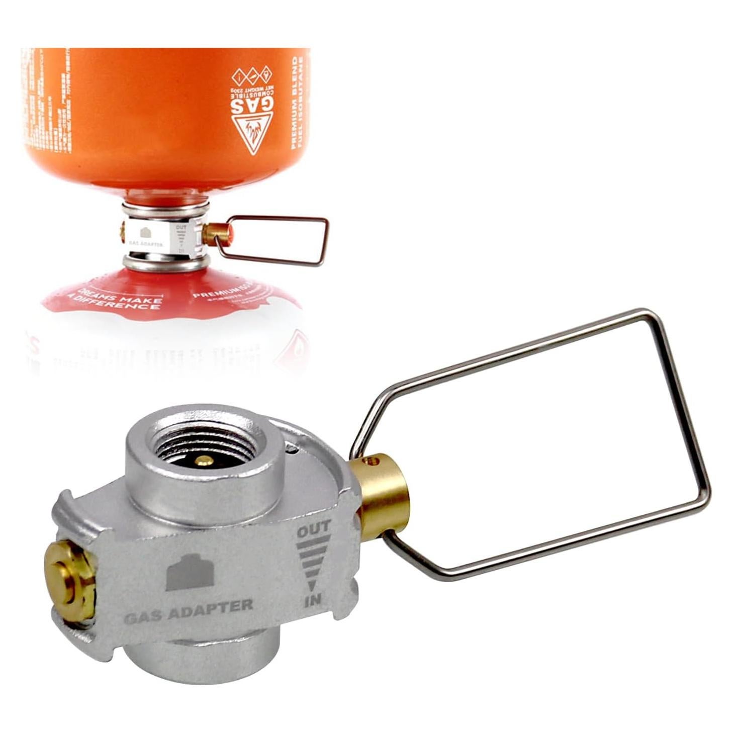 Adaptador de Recarga de Gas RULLINE para Camping - 1 PC