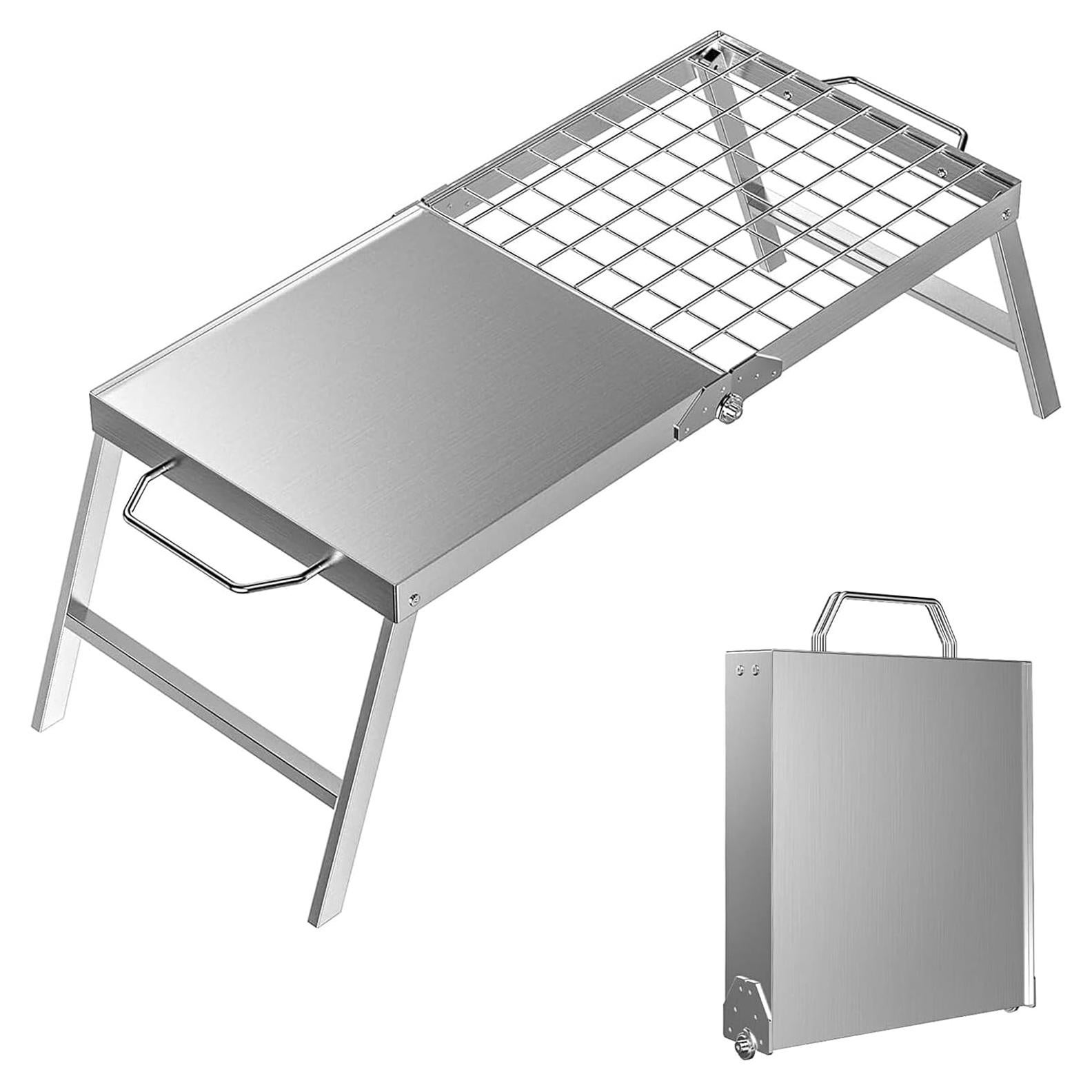 Parrilla de Campamento Plegable Skyflame de Acero Inoxidable 3.48 kg